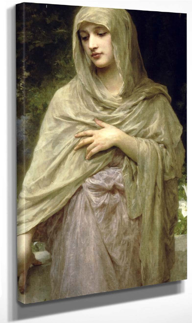 Modesty By William Bouguereau By William Bouguereau