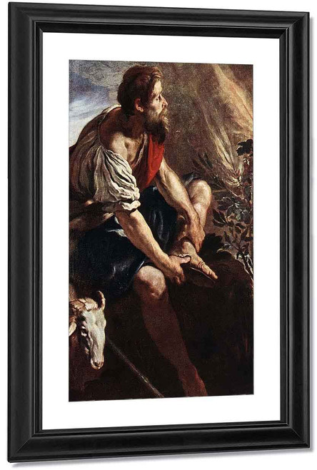 Moses Before The Burning Bush By Domenico Fetti
