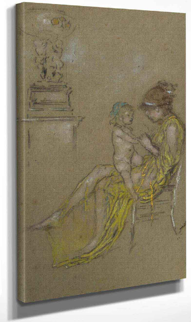 Mother And Child By James Abbott Mcneill Whistler American 1834 1903