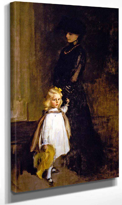 Mrs. Alexander Sedgwick And Daughter Christina By Cecilia Beaux By Cecilia Beaux