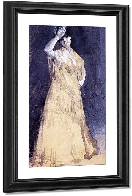 Mrs. Chase As The Senorita By William Merritt Chase By William Merritt Chase