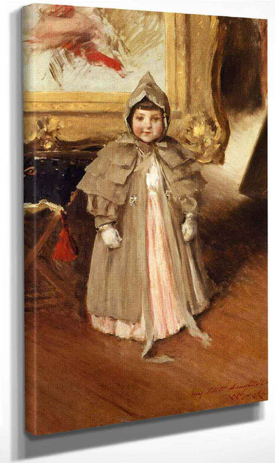 My Little Daughter Dorothy By William Merritt Chase By William Merritt Chase