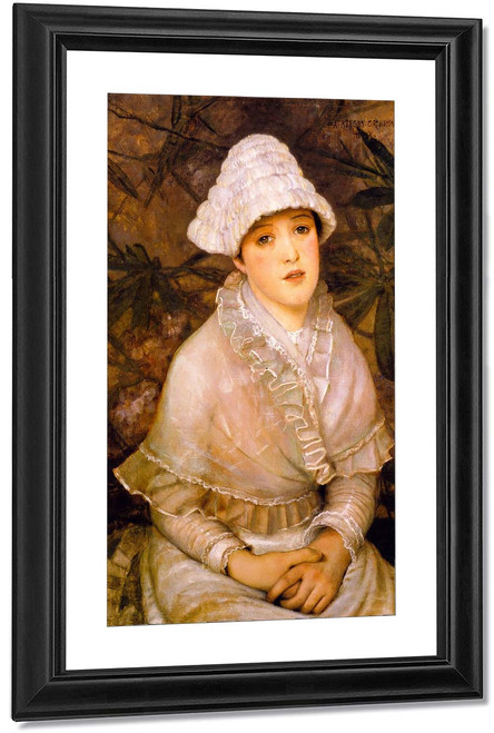 My Wee White Rose By John Atkinson Grimshaw By John Atkinson Grimshaw