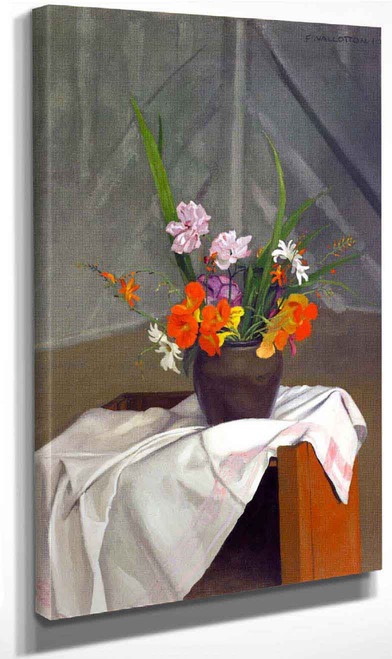 Nasturtium, Dasies And Wild Roses By Felix Vallotton Art Reproduction
