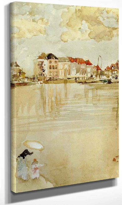 Note In Gold And Silver Dordrecht By James Abbott Mcneill Whistler American 1834 1903