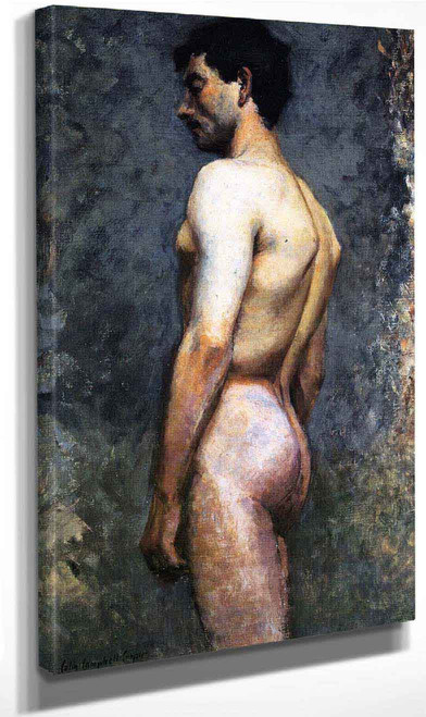 Nude Male Study By Colin Campbell Cooper By Colin Campbell Cooper
