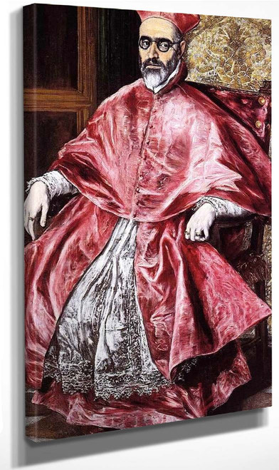 Portrait Of A Cardinal By El Greco By El Greco