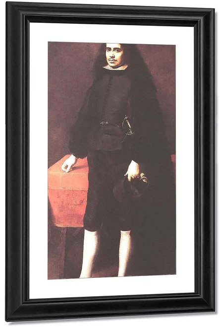Portrait Of A Gentleman In A Ruff Collar By Bartolome Esteban Murillo