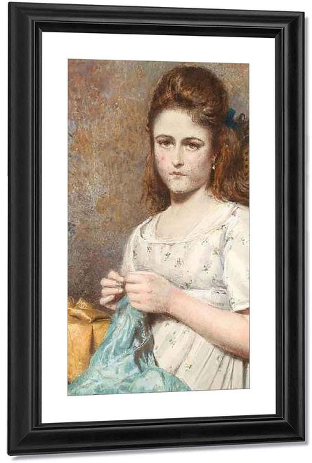 Portrait Of A Girl By George Goodwin Kilburne By George Goodwin Kilburne Portrait Of A Girl By George Goodwin Kilburne By George Goodwin Kilburne