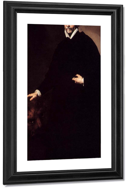 Portrait Of A Jesuit Missionary By Jusepe De Ribera