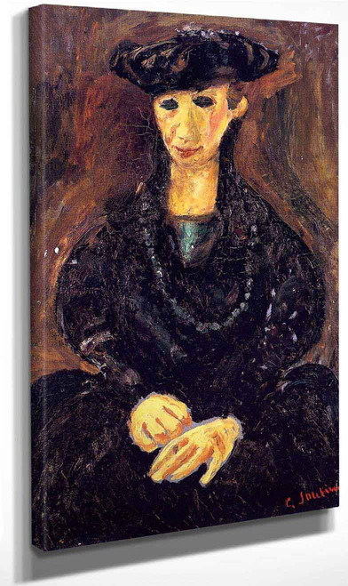 Portrait Of A Venetian Lady By Chaim Soutine