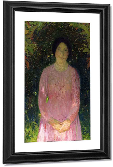 Portrait Of A Woman 1 By Henri Martin By Henri Martin