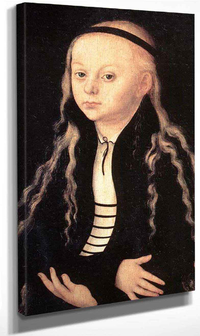 Portrait Of A Young Girl By Lucas Cranach The Elder By Lucas Cranach The Elder