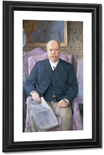 Portrait Of Anton Ridderstad4 By Johan Krouthen By Johan Krouthen