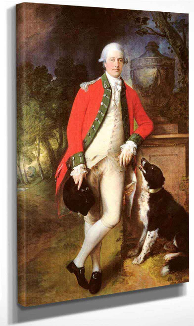 Portrait Of Colonel John Bullock By Thomas Gainsborough By Thomas Gainsborough