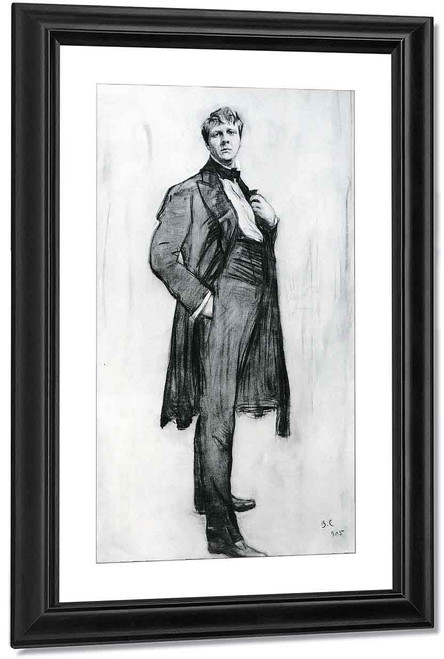 Portrait Of Fiodor Ivanovich Chaliapin By Valentin Serov