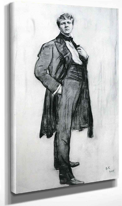 Portrait Of Fiodor Ivanovich Chaliapin By Valentin Serov