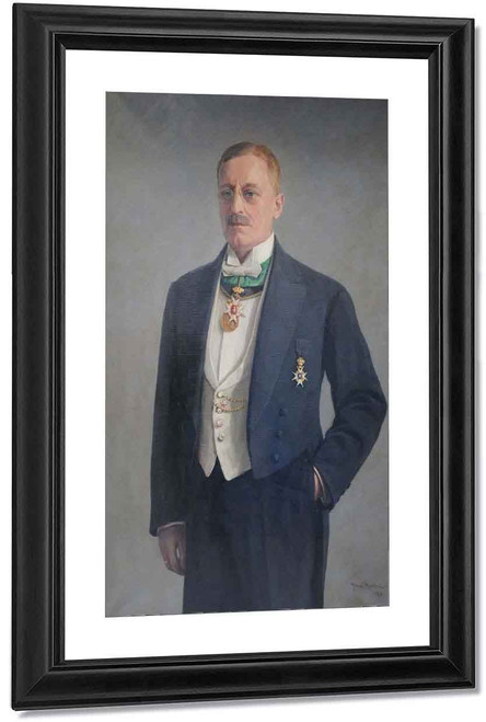 Portrait Of Jonn O. Nilson By Johan Krouthen By Johan Krouthen