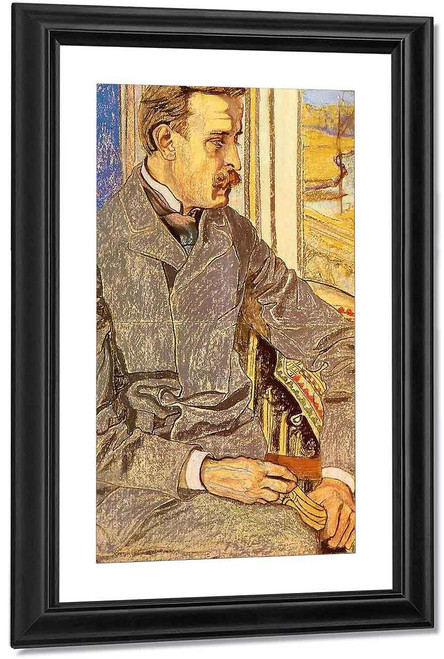 Portrait Of Julian Pagaczewski By Stanislaw Wyspianski