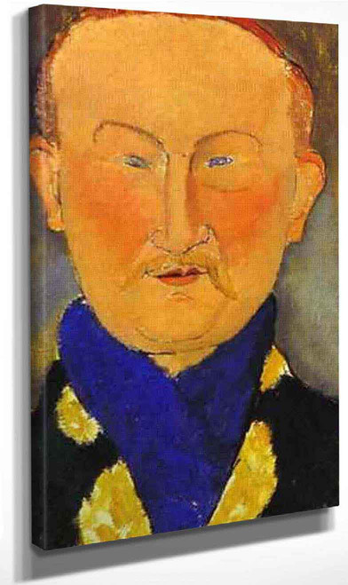 Portrait Of Leon Bakst By Amedeo Modigliani By Amedeo Modigliani