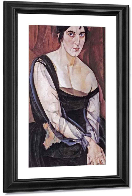 Portrait Of M. Yasnaya By Boris Grigoriev