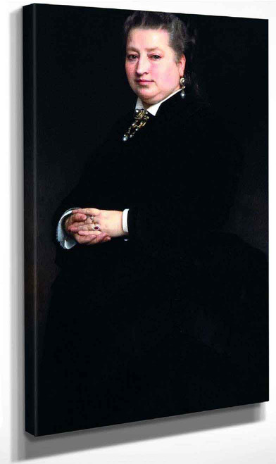 Portrait Of Madame Boucicaut By William Bouguereau By William Bouguereau