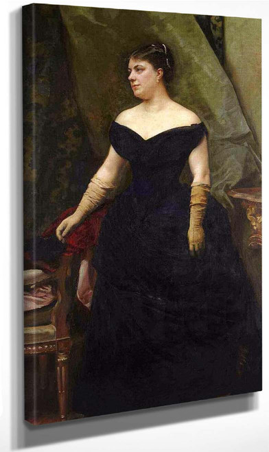 Portrait Of Madame Isaac Hirsch Kann, Nee Koenigswarter By Raimundo De Madrazo Y Garreta Art Reproduction