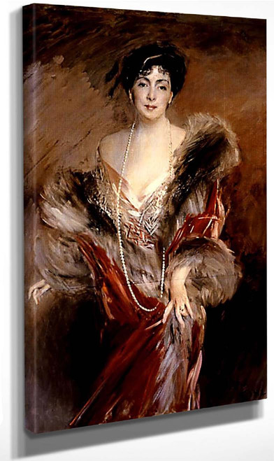 Portrait Of Madame Josephina A. De Errazuriz By Giovanni Boldini