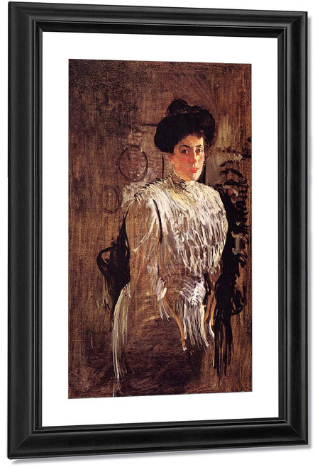 Portrait Of Margarita Morozova By Valentin Serov