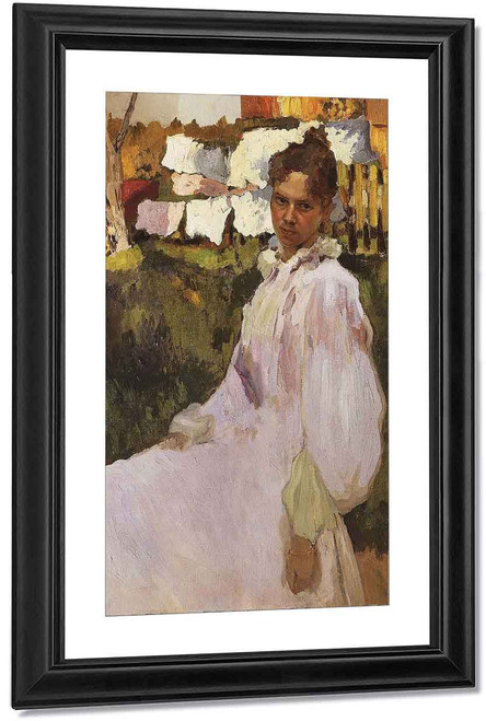 Portrait Of N.F. Ober By Konstantin Somov