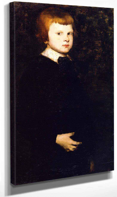 Portrait Of Piloty's Son By William Merritt Chase By William Merritt Chase