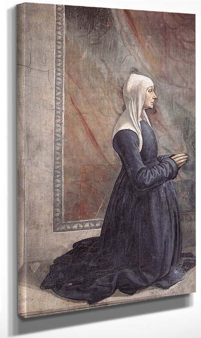 Portrait Of The Donor Nera Corsi Sassetti By Domenico Ghirlandaio