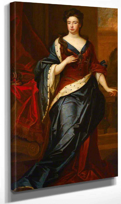 Queen Anne 4 By Sir Godfrey Kneller, Bt. By Sir Godfrey Kneller, Bt. Art Reproduction