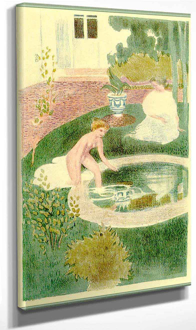 Reflection In A Fountain By Maurice Denis By Maurice Denis