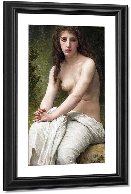 Reflection3 By William Bouguereau By William Bouguereau