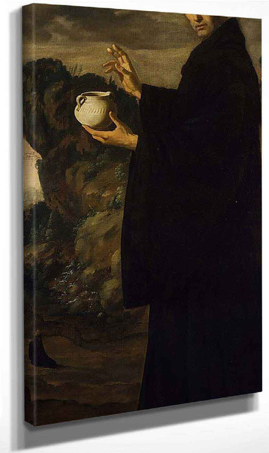Saint Benedict By Francisco De Zurbaran