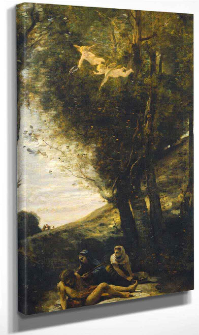 Saint Sebastian Succored By The Holy Women By Jean Baptiste Camille Corot By Jean Baptiste Camille Corot