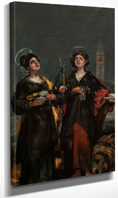 Saints Justa And Rufina By Francisco Jose De Goya Y Lucientes By Francisco Jose De Goya Y Lucientes