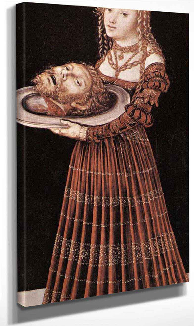 Salome With The Head Of St John The Baptist By Lucas Cranach The Elder By Lucas Cranach The Elder