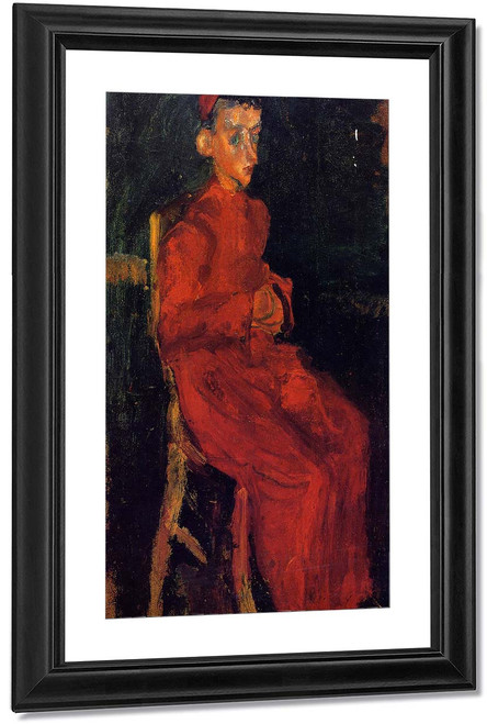 Seated Choir Boy By Chaim Soutine