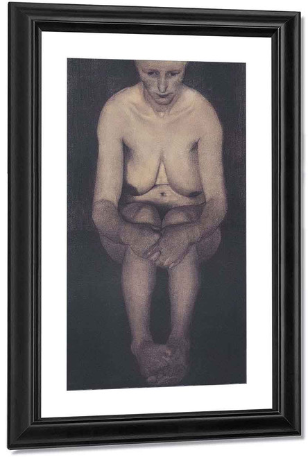 Seated Female Nude By Paula Modersohn Becker