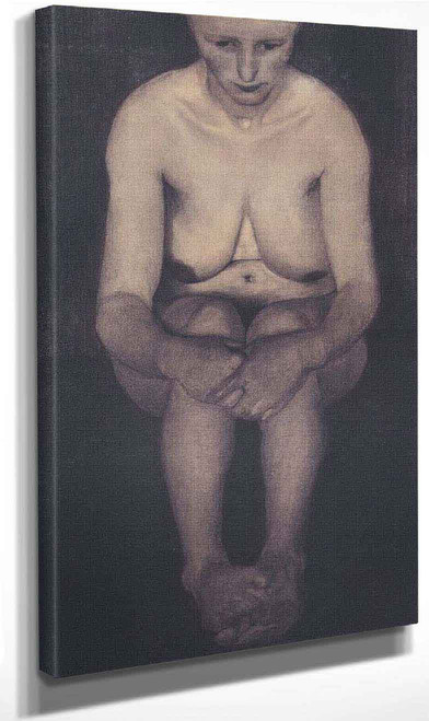 Seated Female Nude By Paula Modersohn Becker