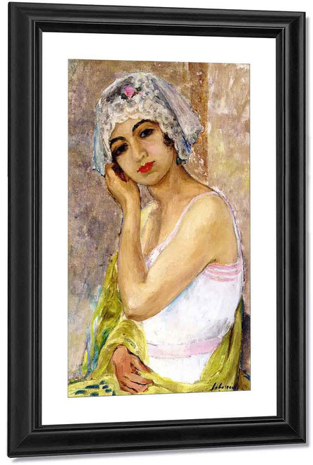 Seated Young Woman1 By Henri Lebasque By Henri Lebasque