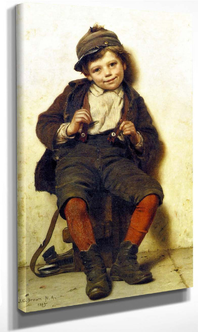 Shoeshine Boy With A Rose1 By John George Brown By John George Brown