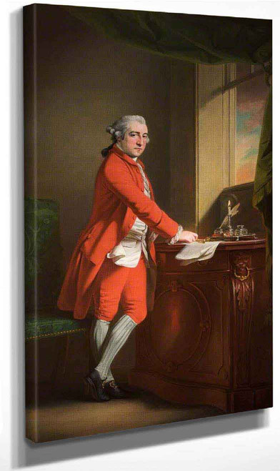 Sir Peter Byrne Leicester By Francis Cotes, R.A. By Francis Cotes, R.A. Art Reproduction