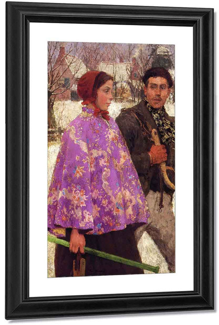Skaters By Gari Melchers