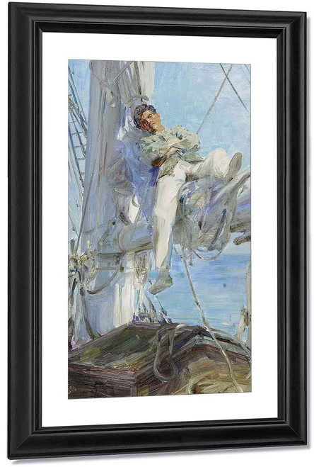 Sleeping Sailor By Henry Scott Tuke