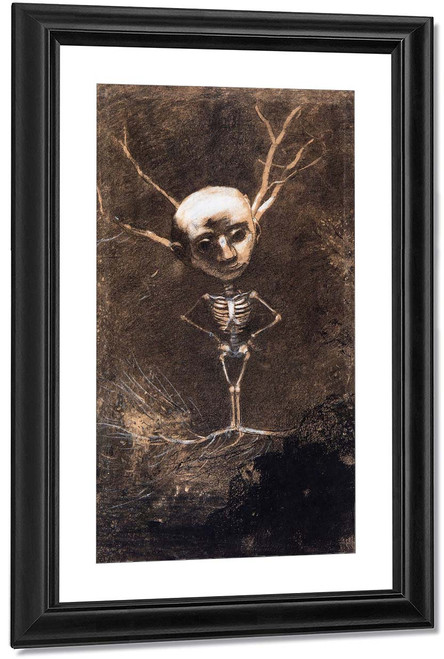 Spirit Of The Forest By Odilon Redon By Odilon Redon
