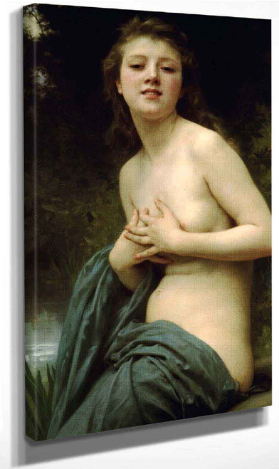 Spring Breeze By William Bouguereau By William Bouguereau