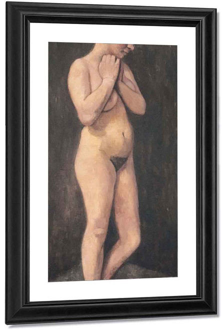 Standing Female Nude By Paula Modersohn Becker